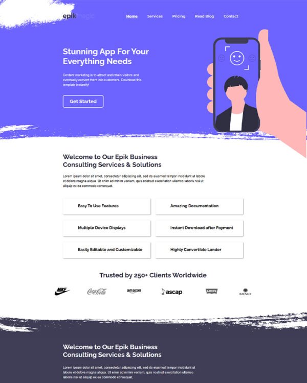 Creative Startup Landing Page