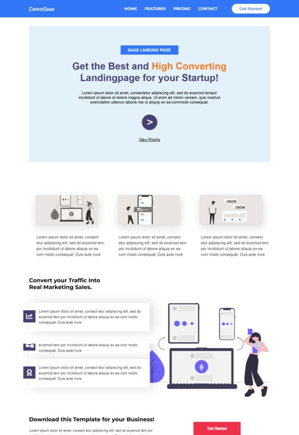 SaaS Landing Page